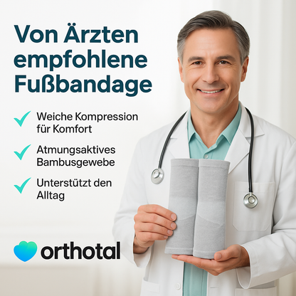 BioAktiv Bambus Fußbandage